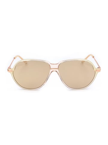 Maje Damen-Sonnenbrille in Roségold/ Beige