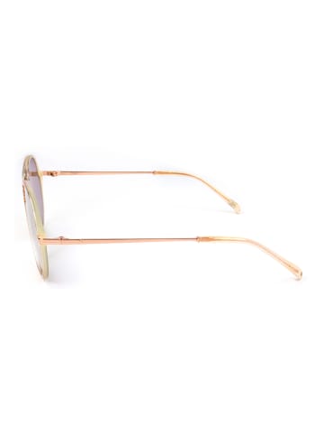 Maje Damen-Sonnenbrille in Roségold/ Beige