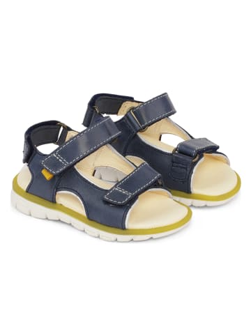 Bundgaard Leder-Sandalen "Jamie" in Dunkelblau