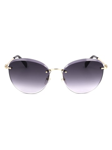 Longchamp Damskie okulary przeciwsłoneczne w kolorze złoto-fioletowym