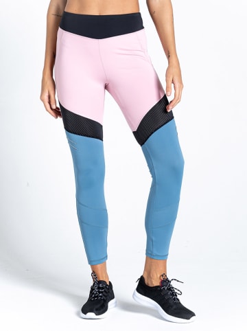 Dare 2b Trainingsleggings "Born to Shine" in Rosa/ Blau