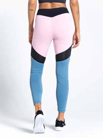 Dare 2b Trainingsleggings "Born to Shine" in Rosa/ Blau