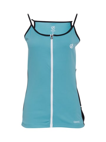 Dare 2b Top sportowy "Regale II Vest" w kolorze turkusowo-czarno-białym