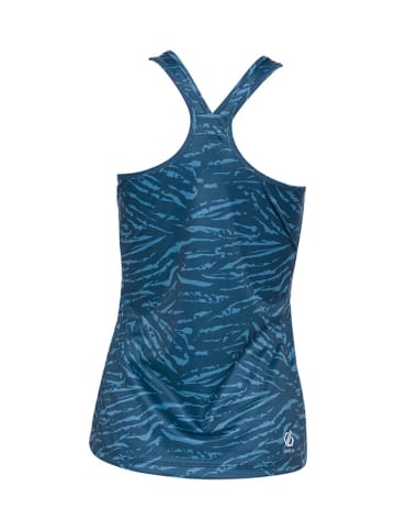Dare 2b Top funkcyjny "Ardency II Vest" w kolorze niebieskim ze wzorem