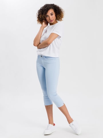 Cross Jeans Rybaczki dżinsowe - Slim fit- w kolorze błękitnym