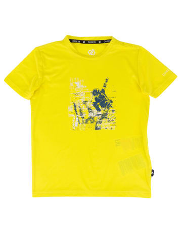 Dare 2b Koszulka funkcyjna "Rightful Tee" w kolorze limonkowym