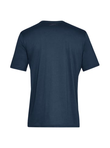 Under Armour T-shirt funkcyjny w kolorze ciemnoniebieskim