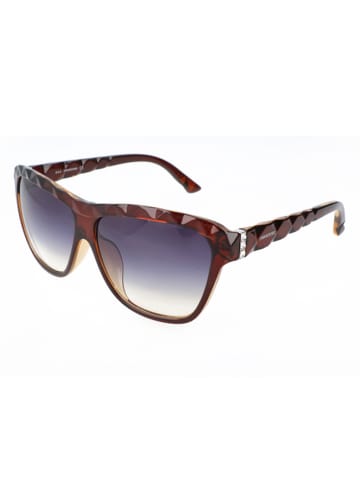 Swarovski Damen-Sonnenbrille in Braun/ Blau