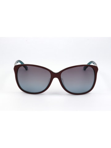 Swarovski Damskie okulary przeciwsłoneczne w kolorze bordowo-turkusowo-fioletowym