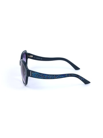 Swarovski Damen-Sonnenbrille in Dunkelblau/ Lila