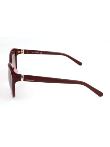 Swarovski Damen-Sonnenbrille in Bordeaux/ Grün-Rosa