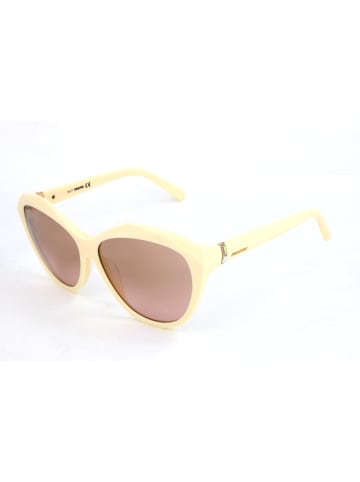 Swarovski Damen-Sonnenbrille in Creme/ Hellbraun