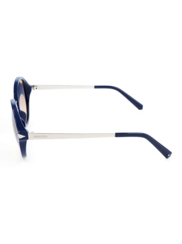 Swarovski Damen-Sonnenbrille in Blau-Silber
