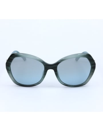 Swarovski Damskie okulary przeciwsłoneczne w kolorze turkusowo-zielonym