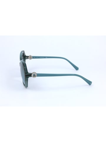Swarovski Damskie okulary przeciwsłoneczne w kolorze turkusowo-zielonym
