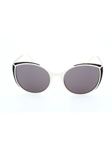 Swarovski Damskie okulary przeciwsłoneczne w kolorze biało-czarno-szarym