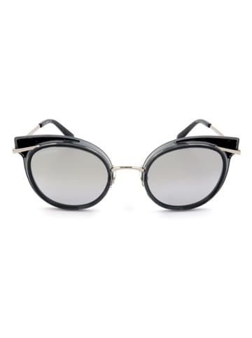 Swarovski Damen-Sonnenbrille in Schwarz-Silber/ Grau