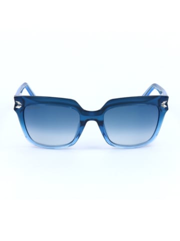 Swarovski Damskie okulary przeciwsłoneczne w kolorze niebieskim