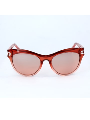 Swarovski Damskie okulary przeciwsłoneczne w kolorze czerwono-jasnoróżowym