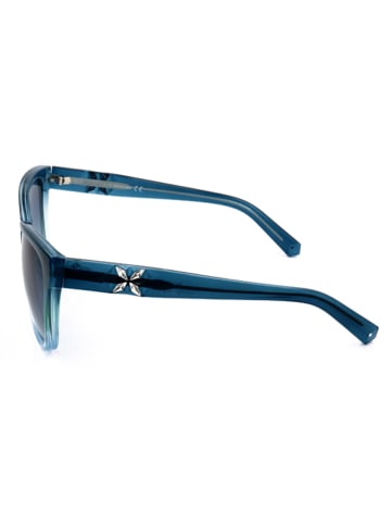 Swarovski Damskie okulary przeciwsłoneczne w kolorze niebieskim