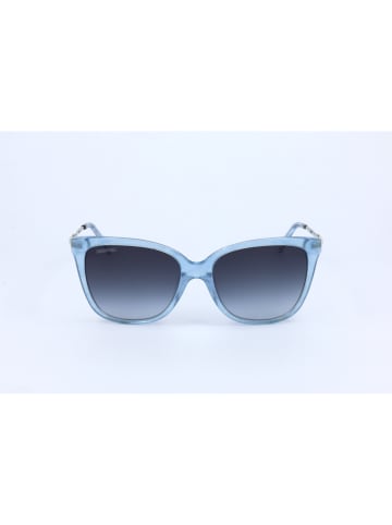 Swarovski Damskie okulary przeciwsłoneczne w kolorze błękitno-srebrno-granatowym