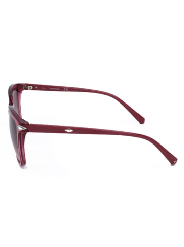 Swarovski Damskie okulary przeciwsłoneczne w kolorze różowo-brązowym