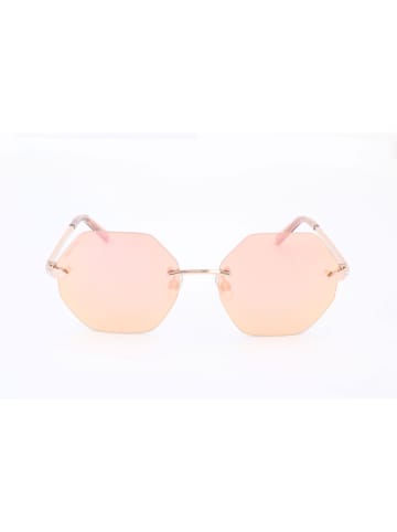 Swarovski Damskie okulary przeciwsłoneczne w kolorze różowozłotym