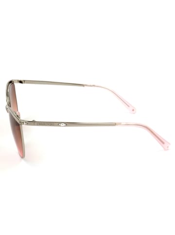 Swarovski Damskie okulary przeciwsłoneczne w kolorze złoto-jasnoróżowo-brązowym