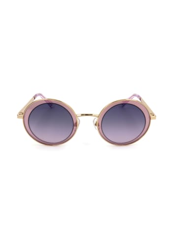 Swarovski Damen-Sonnenbrille in Gold/ Lila-Rosa