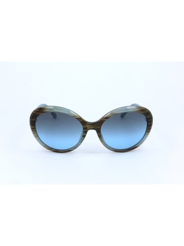 Swarovski Damen-Sonnenbrille in Khaki/ Hellblau