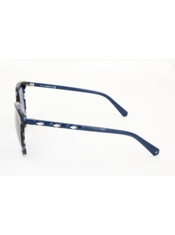 Swarovski Damen-Sonnenbrille in Braun/ Blau