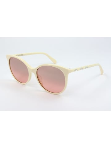 Swarovski Damen-Sonnenbrille in Creme/ Rosa