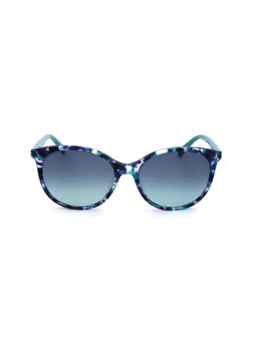 Swarovski Damskie okulary przeciwsłoneczne w kolorze niebiesko-turkusowym