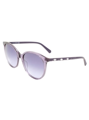 Swarovski Damskie okulary przeciwsłoneczne w kolorze fioletowym