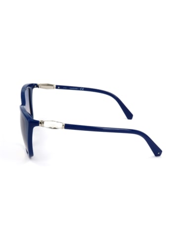 Swarovski Dameszonnebril blauw