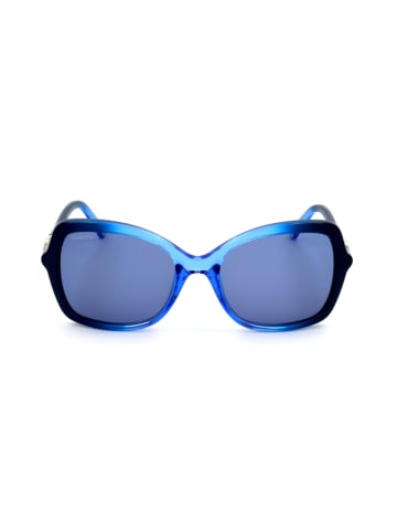 Swarovski Dameszonnebril blauw