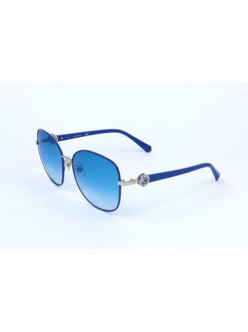 Swarovski Damen-Sonnenbrille in Blau-Silber