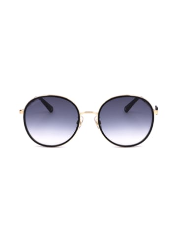 Swarovski Damskie okulary przeciwsłoneczne w kolorze złoto-niebiesko-czarnym
