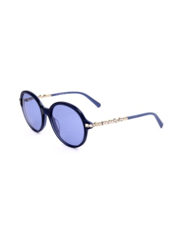 Swarovski Damen-Sonnenbrille in Blau-Gold
