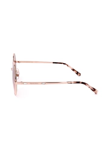 Swarovski Damskie okulary przeciwsłoneczne w kolorze różowozłoto-beżowym