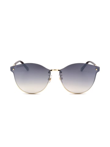 Swarovski Damskie okulary przeciwsłoneczne w kolorze złoto-niebieskim