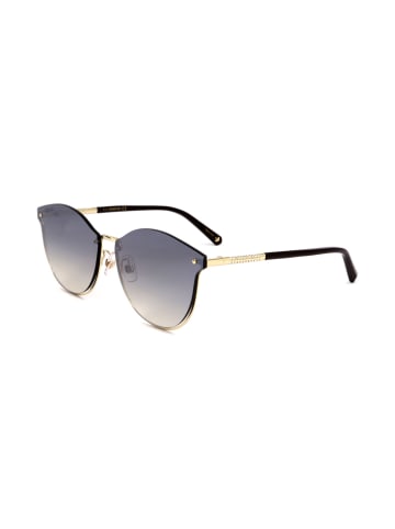 Swarovski Damskie okulary przeciwsłoneczne w kolorze złoto-niebieskim