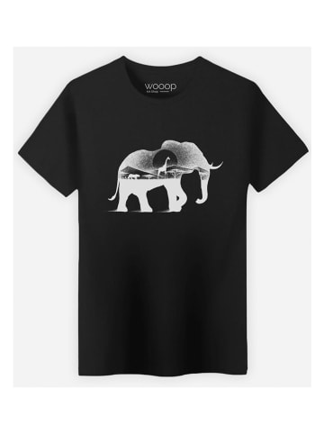 WOOOP Koszulka "Wild Africa" w kolorze czarnym