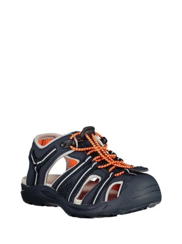 CMP Wandel-enkelsandalen "Aquaril" donkerblauw/oranje