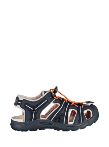 CMP Wandel-enkelsandalen "Aquaril" donkerblauw/oranje