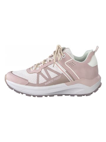 Marco Tozzi Sneakers in Weiß/ Rosa