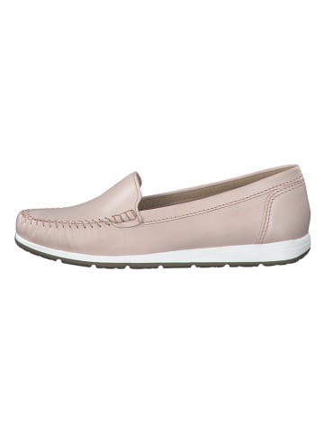 Marco Tozzi Leren mocassins lichtroze