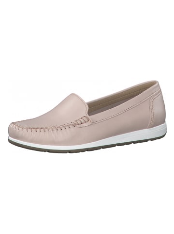 Marco Tozzi Leren mocassins lichtroze
