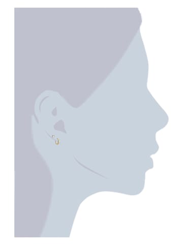 Nahla Jewels 2-delige set: vergulde oorstekers & creolen