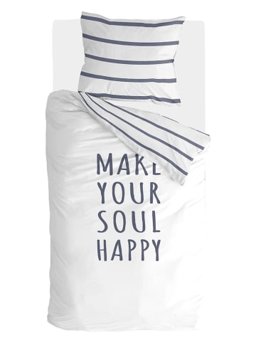 Walra Beddengoedset "Happy Wake Up" wit